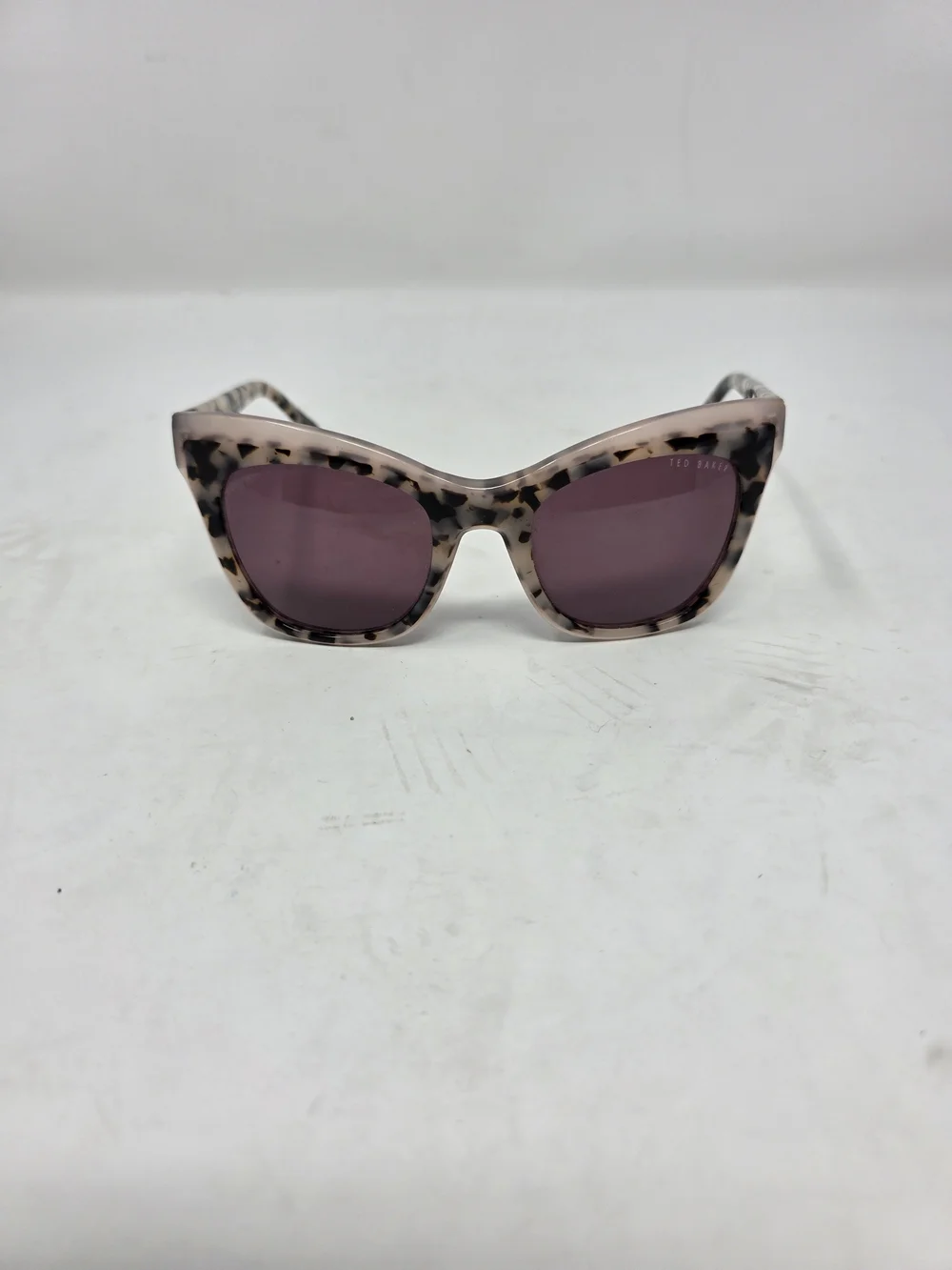 ​Ted Baker London Women's Pink Tortoise Shell Cat Eye Sunglasses